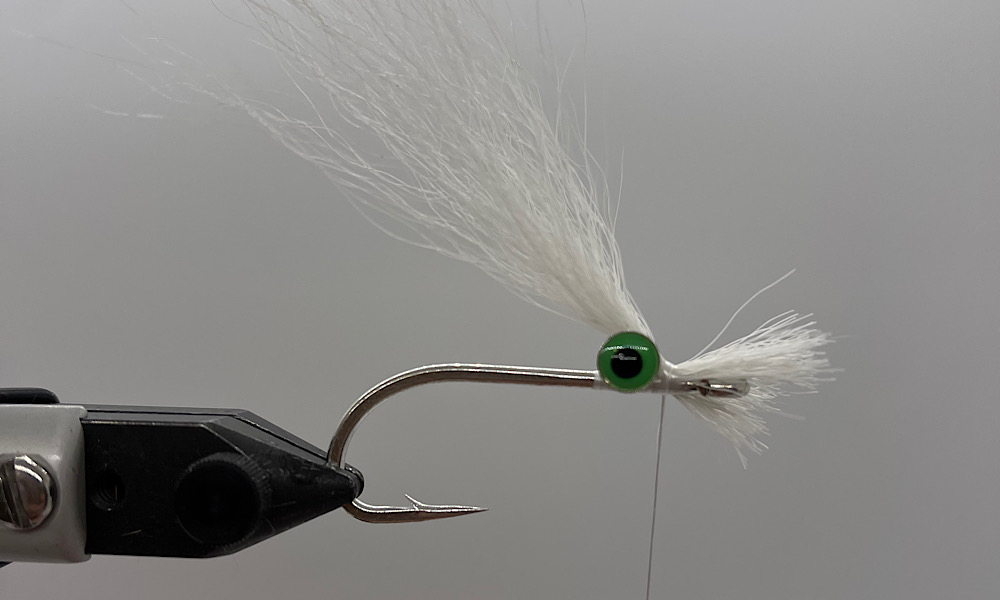 Tying Clouser Minnow: Step 3