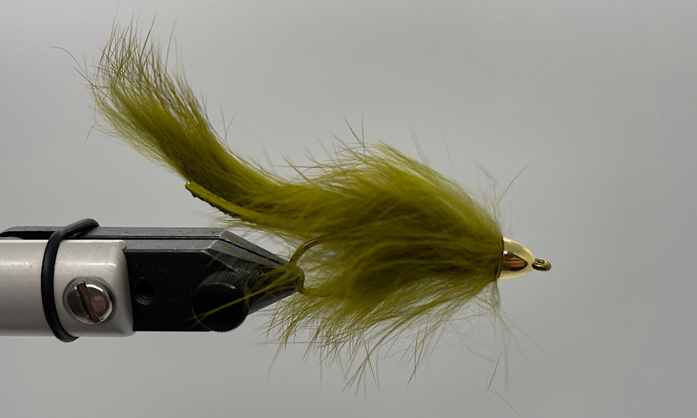 Tying Cone head Zonker leech: Step 7