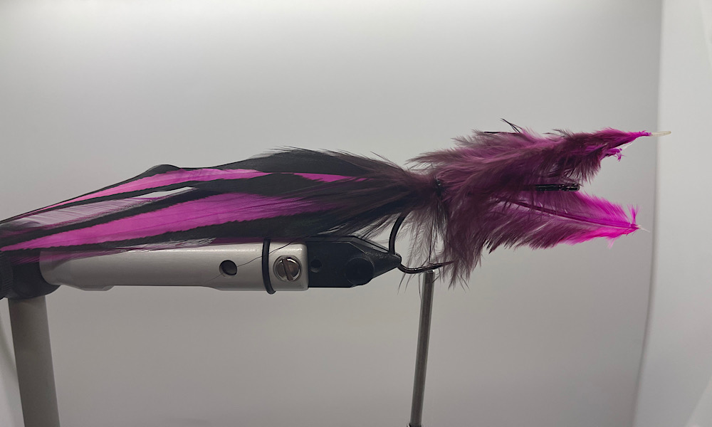 Tying Pink Danger: Step 3