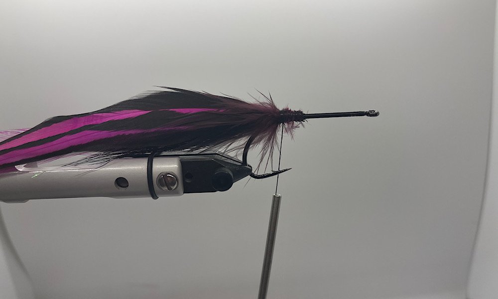 Tying Pink Danger: Step 4