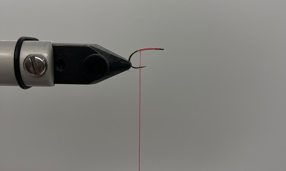 Tying San Juan Worm: Step 1